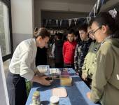 Researchers at Üzeyir Garih Middle School
